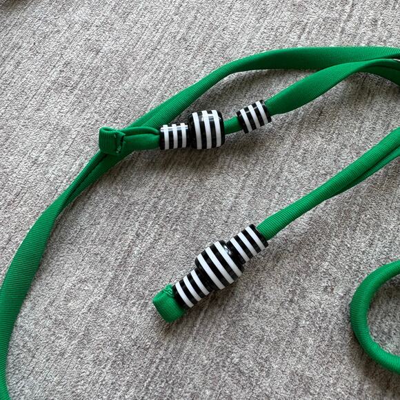 Goldie Green and White Bikini Set - Picture 2 of 5